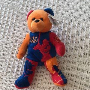 Beanie Baby USA Olympic Baseball